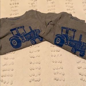 Thermal long sleeve top with tractor